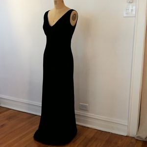 Elegant Velvet Silk Ralph Lauren maxi dress size 6